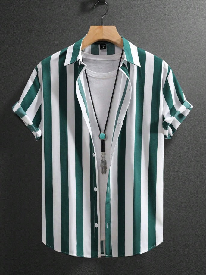 Camisa casual manga corta