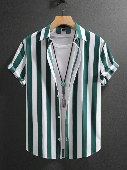 Camisa casual manga corta